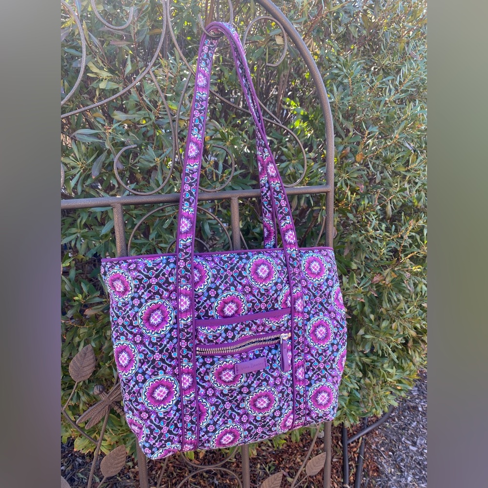 Floral Purple Tote Bag